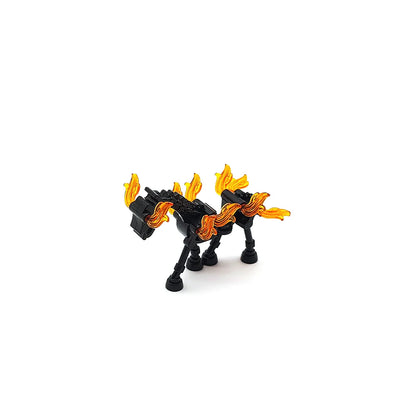 MOC Halloween Skeleton Army Mini Doll Building Blocks DIY Assembled Building Blocks Character Doll Skeleton Horse Ornaments Toy