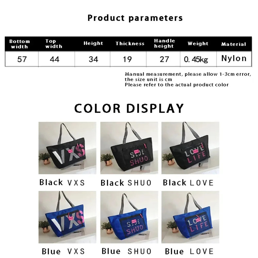 Canvas Tote Bag Large Capacity Single Shoulder Going Out - Smarsty
