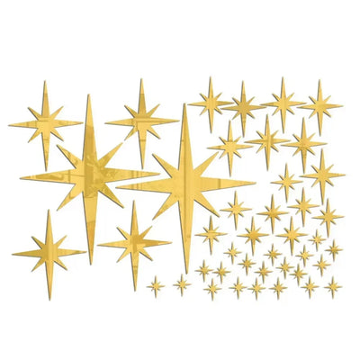 Star Mirror Wall Stickers for Stunning Home Decor - Smarsty