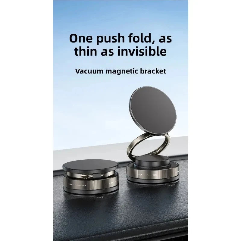 T30 Vacuum Magnetic Phone Holder Stand, for Magsafe Suction Cup Phone MountAdjustable Swivel Lock, for Your Car/Gym/Mirror