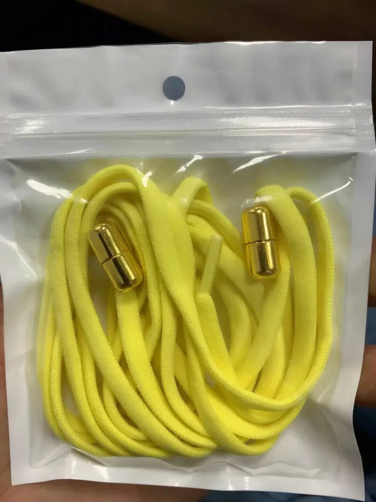 1Pair Elastic Lazy Shoelaces No Tie Shoe Laces Sneakers Flats Shoelaces for Kids Adult Quick Shoelace Fit All Shoes - Smarsty