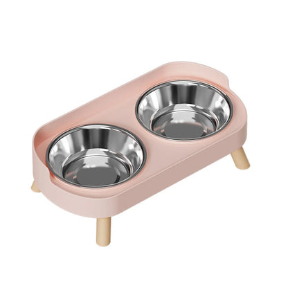 Colorful Double Bowl for Dogs and Cats with Large Capacity - Smarsty