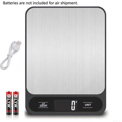 Digital Kitchen Scale With LED Display Waterproof Design - Smarsty