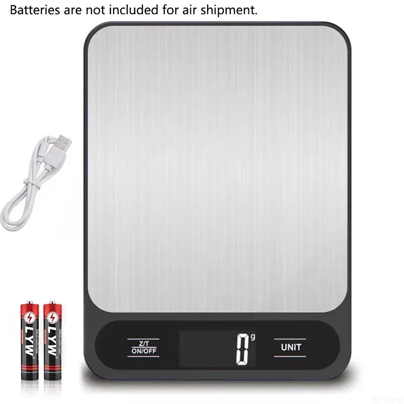 Digital Kitchen Scale With LED Display Waterproof Design - Smarsty
