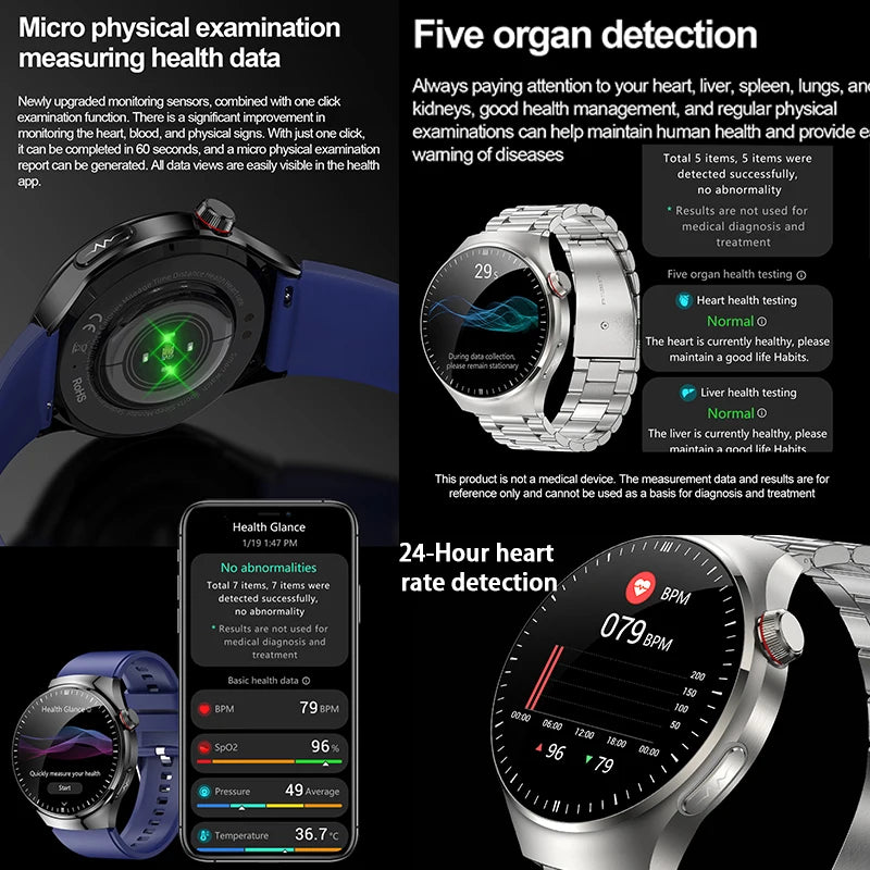 2025 Smart Health Watch with Blood Oxygen and ECG - Smarsty