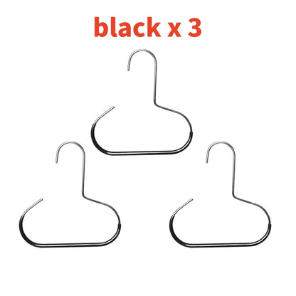 1-5pcs Circle Ring Hat Hanger Non-marking Non-slip Hat Storage Hook Closet Bedroom Saving Space Scarf Towel Tie Hanging Rack by Smarsty