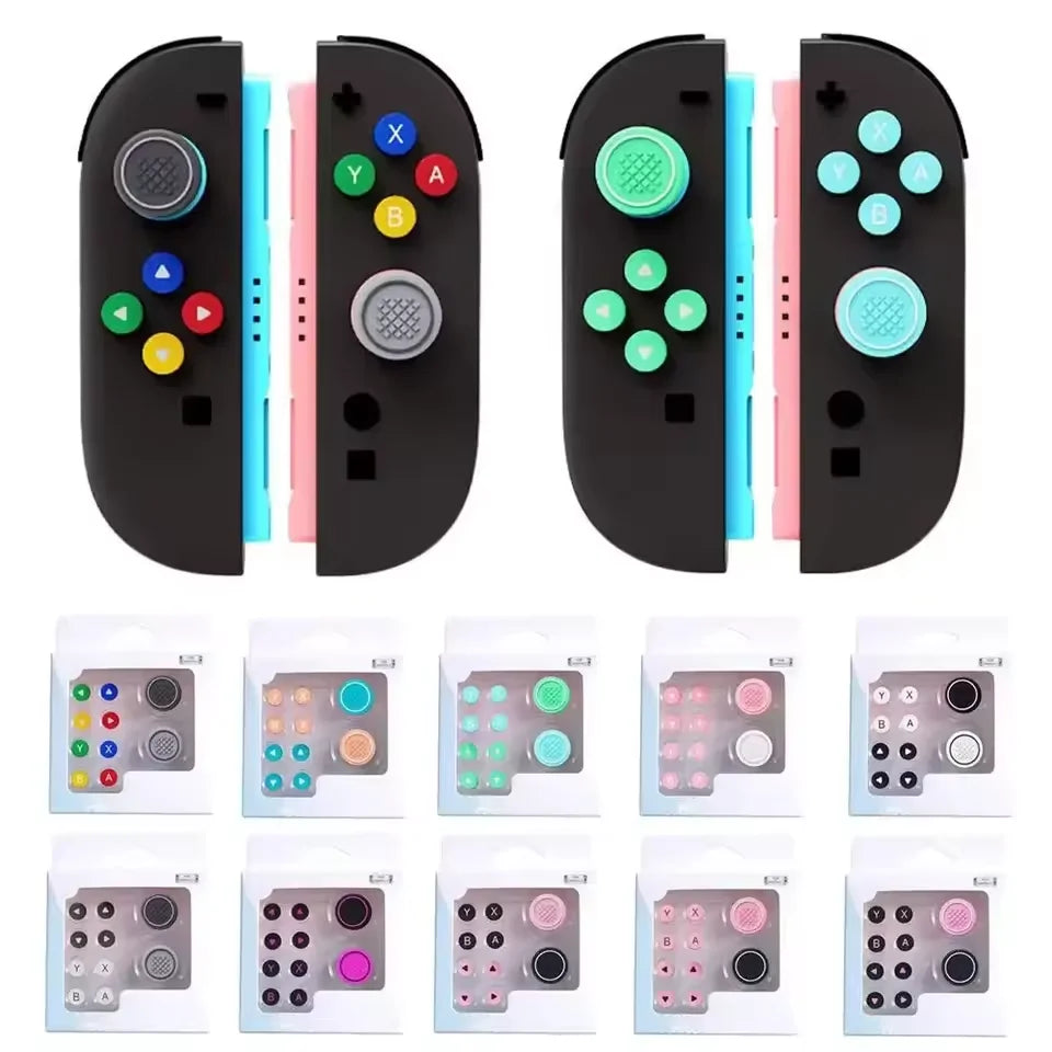 Thumb Button Grip Caps for Nintendo Switch Joysticks - Smarsty