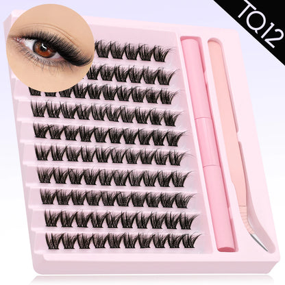 GROINNEYA DIY Eyelash Clusters Kit with Strong Hold - Smarsty