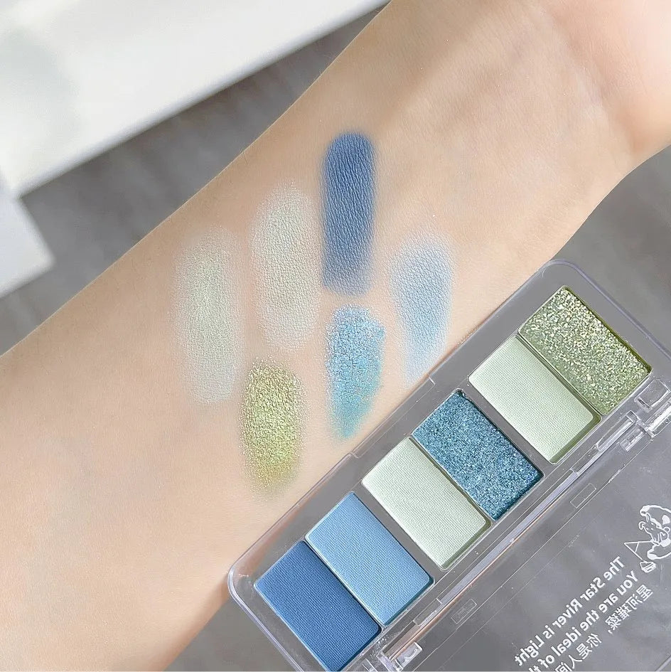 Glitter Eyeshadow Palette Brightening Waterproof Matte Finish - Smarsty
