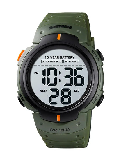 Waterproof Digital Sport Watch with 10 Year Battery Life - Smarsty