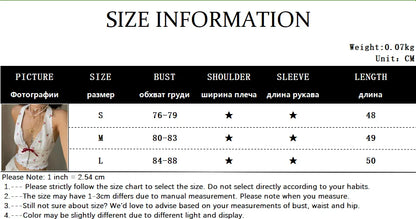 WhereMery Korean Fashion Print Halter Camis Tank Tops Summer Knitted Slim Fit Tank Top High Street Commuter Casual Women's Wear