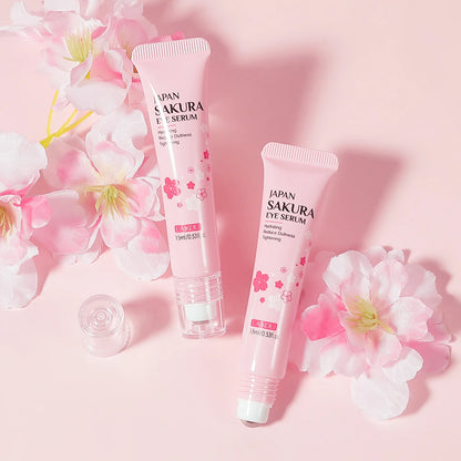 LAIKOU Sakura Eye Serum Roller for Dark Circles - Smarsty