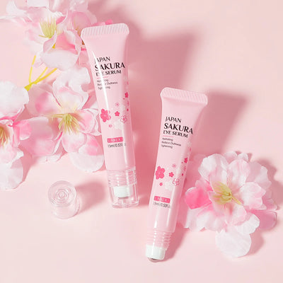 LAIKOU Sakura Eye Serum Roller for Dark Circles - Smarsty