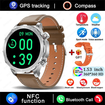 Bluetooth Call Smart Watch For Men With GPS Waterproof - Smarsty