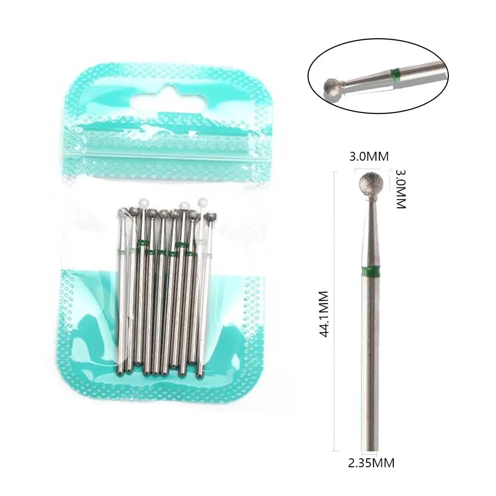 10 Piece Diamond Nail Drill Bit Set for Perfect Manicures - Smarsty