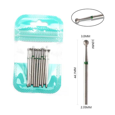 10 Piece Diamond Nail Drill Bit Set for Perfect Manicures - Smarsty