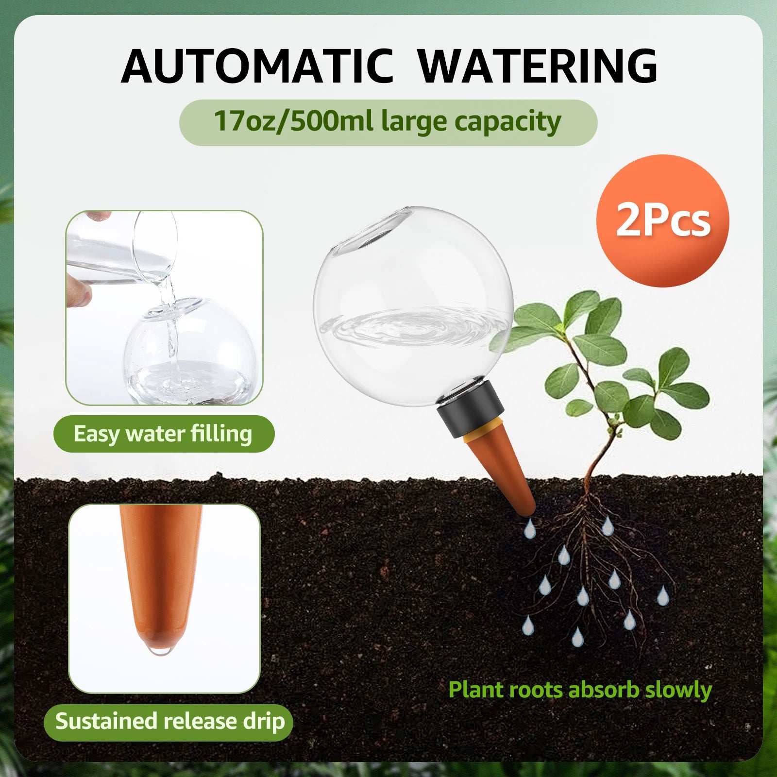 Automatic Self Watering Bulbs for Easy Plant Care - Smarsty