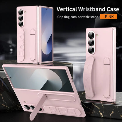 Premium Galaxy Z Fold Hand Strap Case With Folding Stand - Smarsty