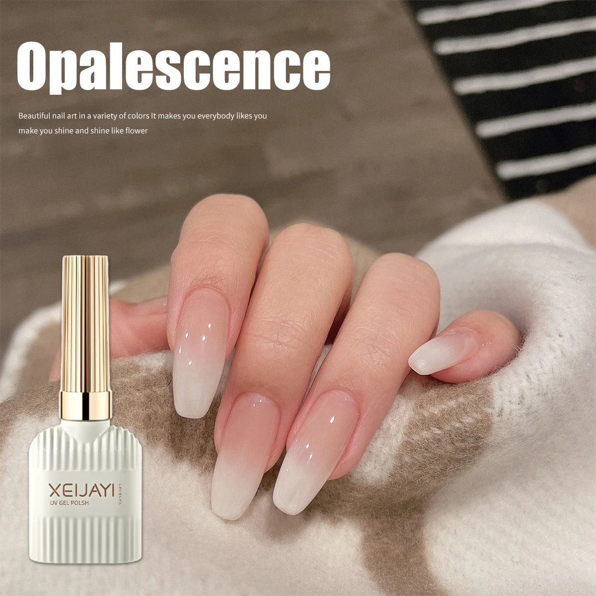 Milky White Gel Nail Polish for Professional Nail Art - Smarsty