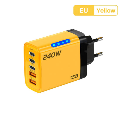 Five Port USB C PD Charger Fast Charge QC3 Multiport - Smarsty