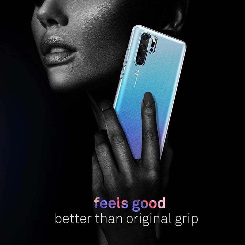 Clear Ultra Thin Silicone Case For P Series Phones Slim - Smarsty