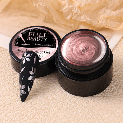 Metallic Chrome Gel Nail Polish for Stunning French Art - Smarsty