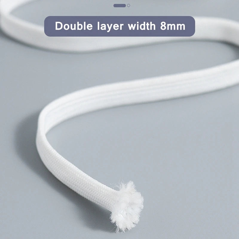 1 Pair Black White Shoe Laces Flat Double Woven Anti-slip Polyester Shoelaces Sports Casual White Shoes Classic Shoelace - Smarsty
