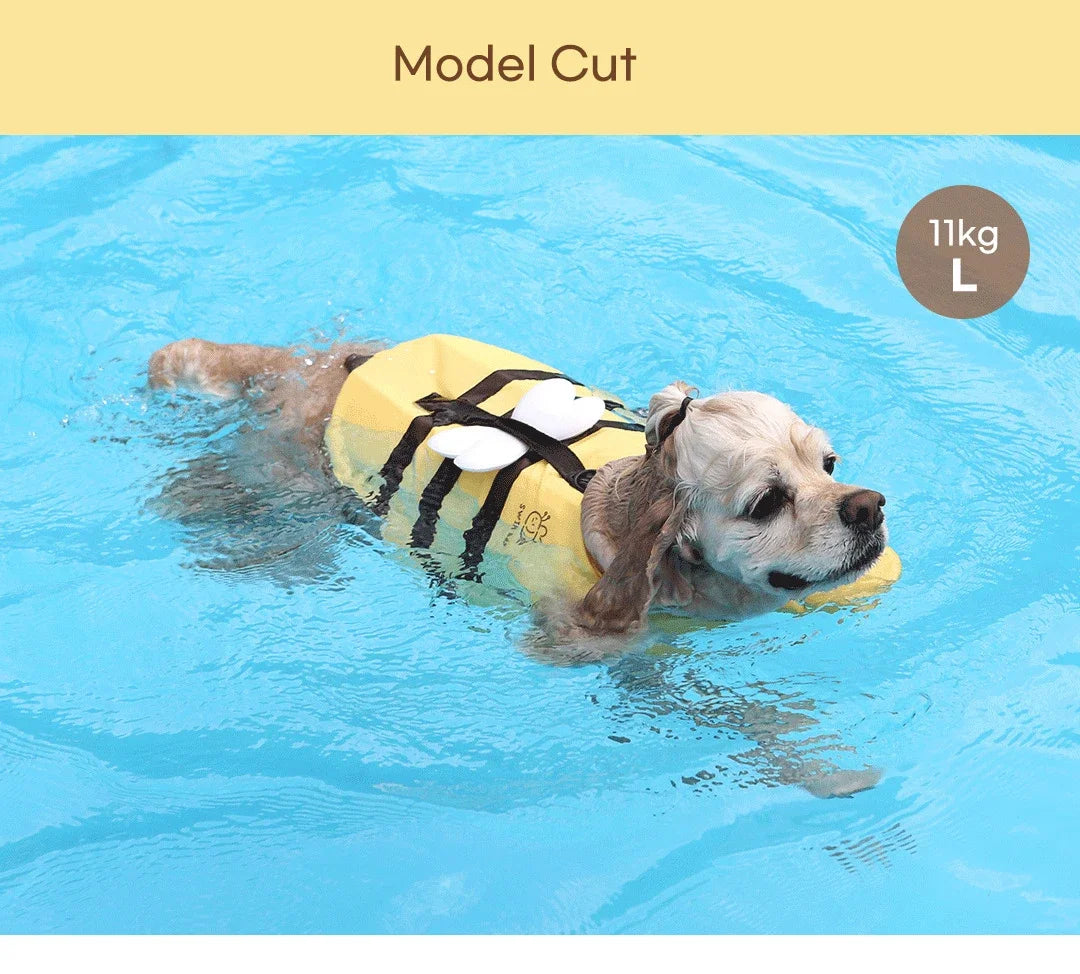 Summer Waterproof Dog Swimsuit Life Jacket for Safety - Smarsty
