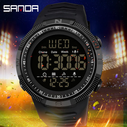 SANDA Military Sport Digital Watch Waterproof and Shockproof - Smarsty