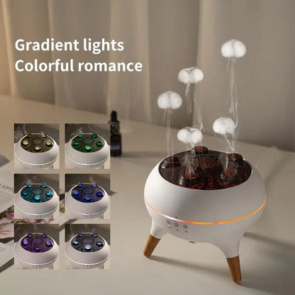 Dynamic Jellyfish Humidifier With Colorful Night Lights - Smarsty