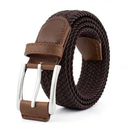 Luxury Elastic Woven Belt Adjustable Casual Golf Waistband - Smarsty