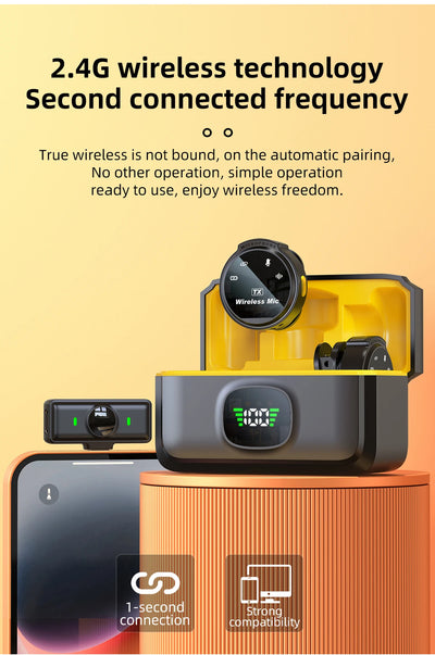 Xiaomi Wireless Lavalier Microphone for Mobile Live Recording - Smarsty
