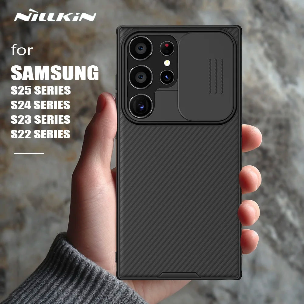 Galaxy Case With CamShield Slide Camera Cover Shockproof - Smarsty