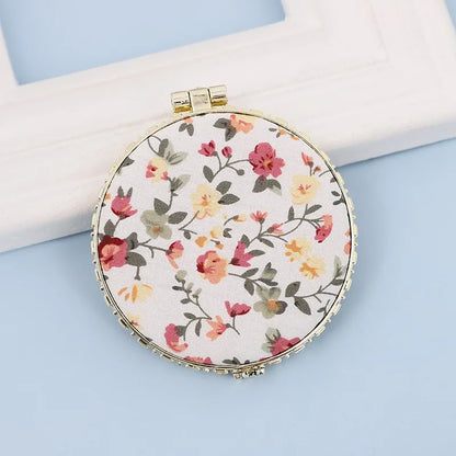 Portable Floral Makeup Mirror for Women Gifts - Smarsty