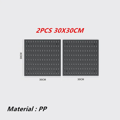 Punch-free Hole Board Vertical Desktop Wall Hanging Office Desk Storage Shelf Reading Room Desktop kitchen Bathroom Storage Rack by Smarsty