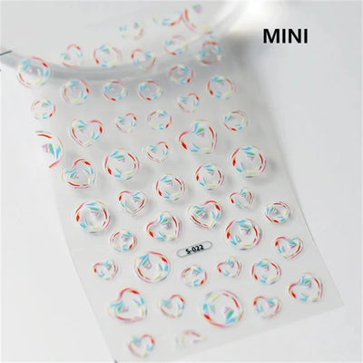 Dreamy Summer Beach Nail Art Stickers for Manicure - Smarsty