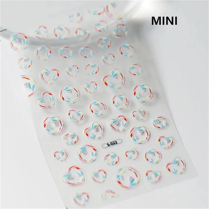 Dreamy Summer Beach Nail Art Stickers for Manicure - Smarsty