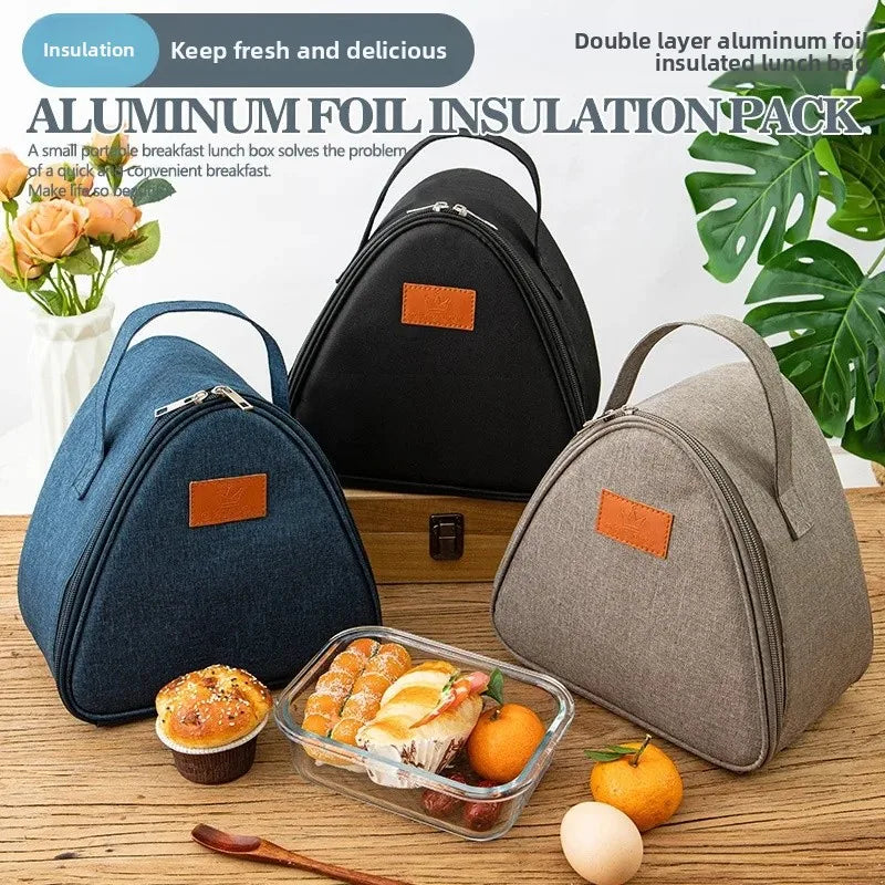 Triangular Insulated Lunch Bag Keeps Food Fresh All Day - Smarsty