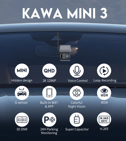 2K Dash Cameras For Cars With Night Vision And WiFi - Smarsty