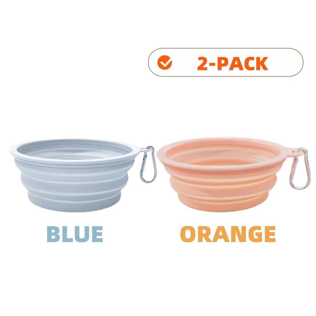 Collapsible Silicone Dog Bowls for Travel and Camping - Smarsty