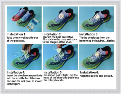 1 Pair Shoe Laces For Sneakers No Tie Shoelaces Swivel Buckle Men And Women Leisure Lazy Shoes Lace Accessories - Smarsty