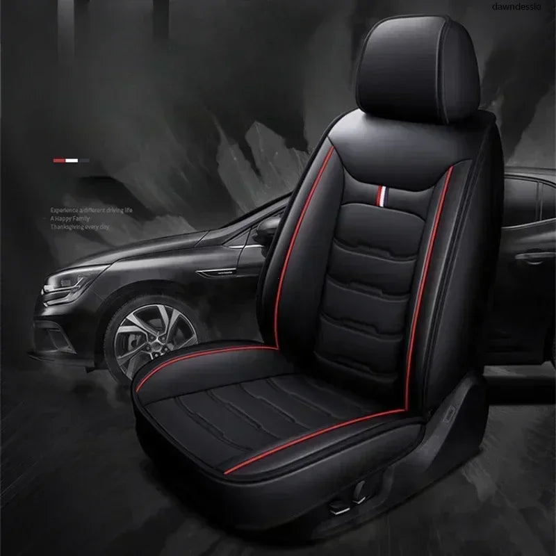 PU Leather Car Seat Cover Four Seasons Universal Fit - Smarsty