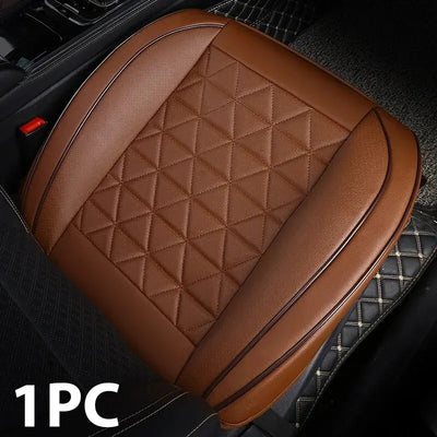 PU Leather Front Car Seat Cover Memory Foam Cushion - Smarsty