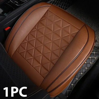 PU Leather Front Car Seat Cover Memory Foam Cushion - Smarsty
