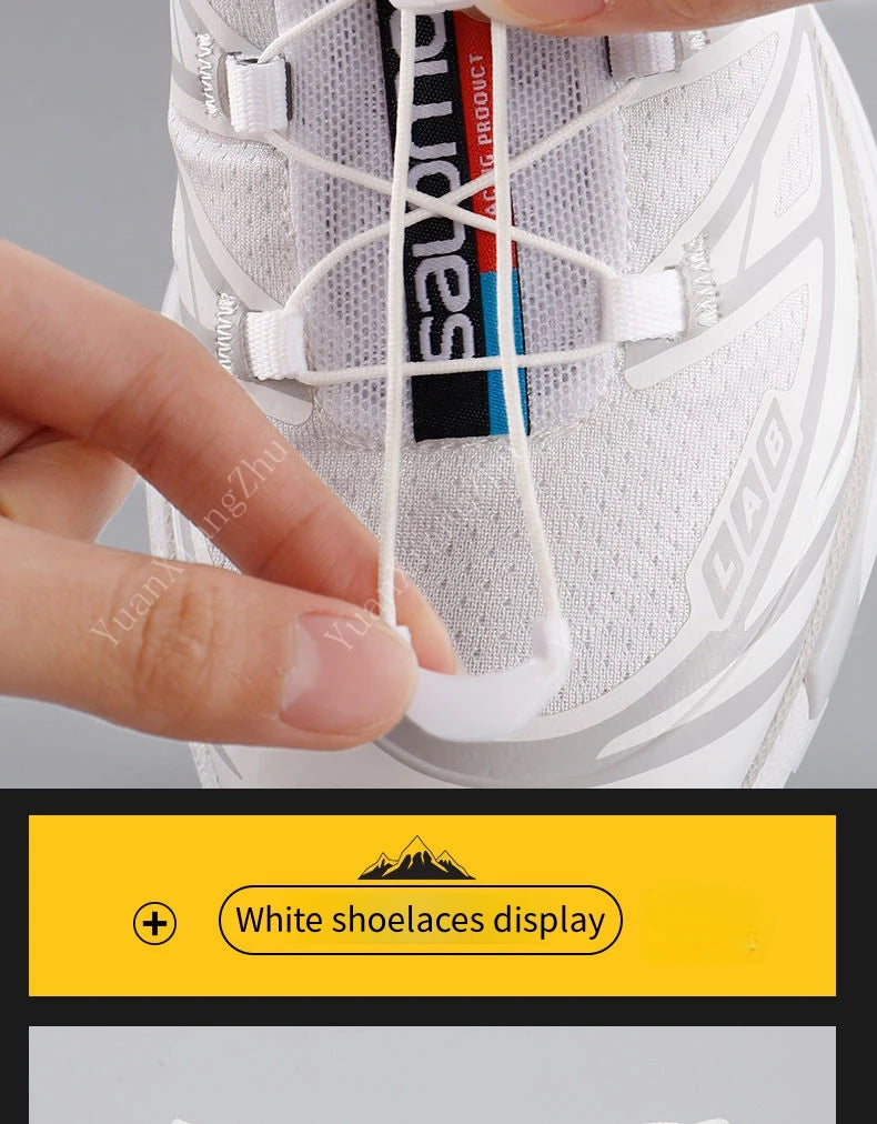 New No tie Shoe laces Round Tennis Laces Without ties Adult Kids Quality Running Sneakers Shoelaces Black White Shoes Accesories