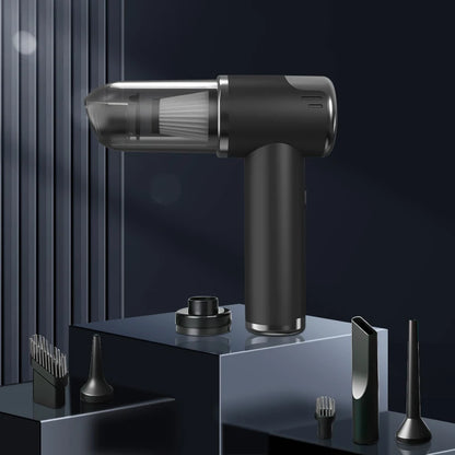 Car and home dual-purpose cordless vacuum cleaner, 3-in-1 rechargeable powerful handheld vacuum cleaner, 2000*2 battery