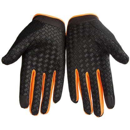 Men Full Finger Cycling Gloves Touch Screen Outdoor Sports - Smarsty