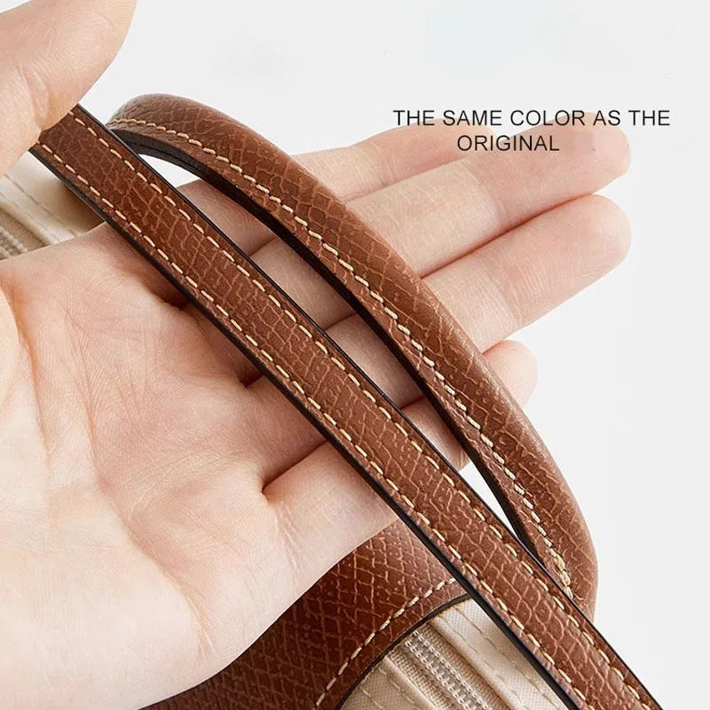 Leather Replacement Crossbody Bag Strap For Longchamp Mini Bag Shoulder Strap Without Punching Modification Bag Accessories