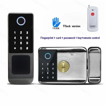 Waterproof Smart Door Lock with Bluetooth and WiFi Control - Smarsty