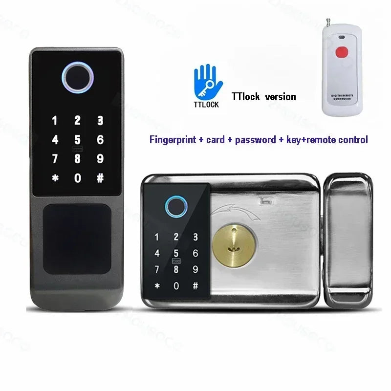 Waterproof Smart Door Lock with Bluetooth and WiFi Control - Smarsty